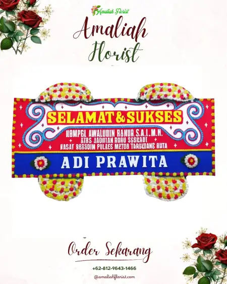 Papan Bunga Ucapan Selamat Limboto